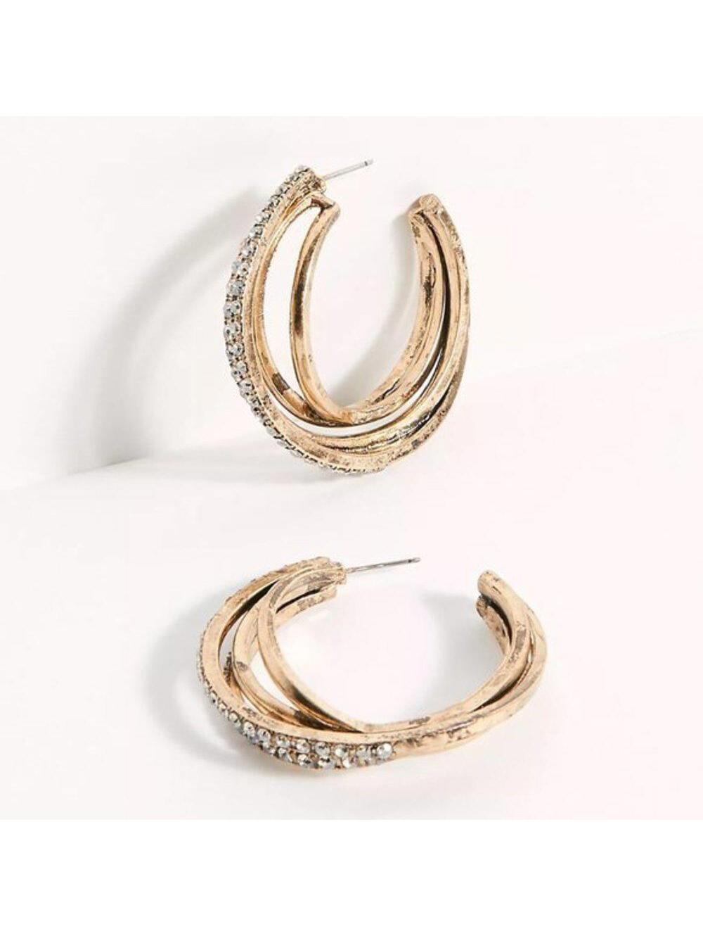 Free People Up All Night Hoop Earrings